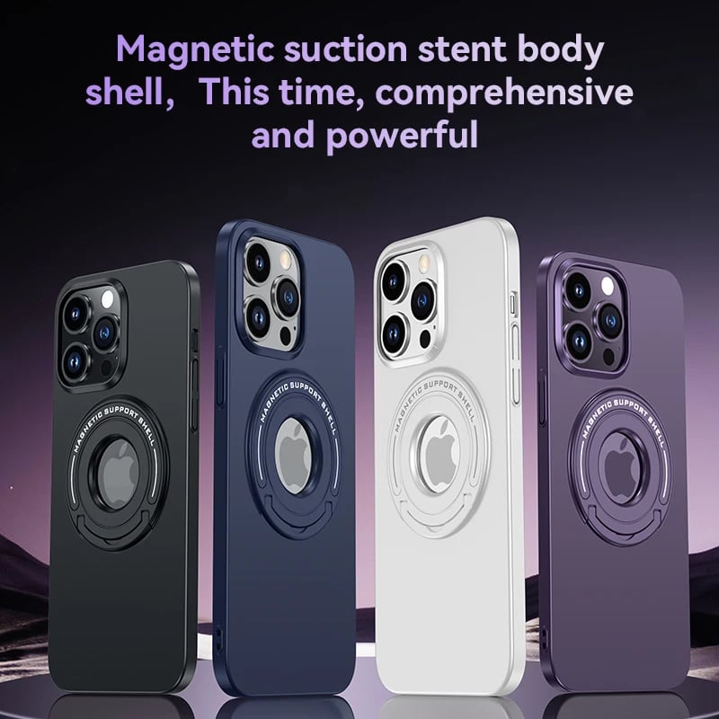 Magnetic Stand Case For iphone 16 15 14 13 12 Pro Max For Magsafe Wireless Charger Cover