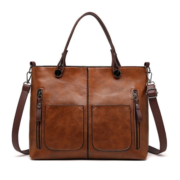 Women's Vintage Leather Shoulder Bag