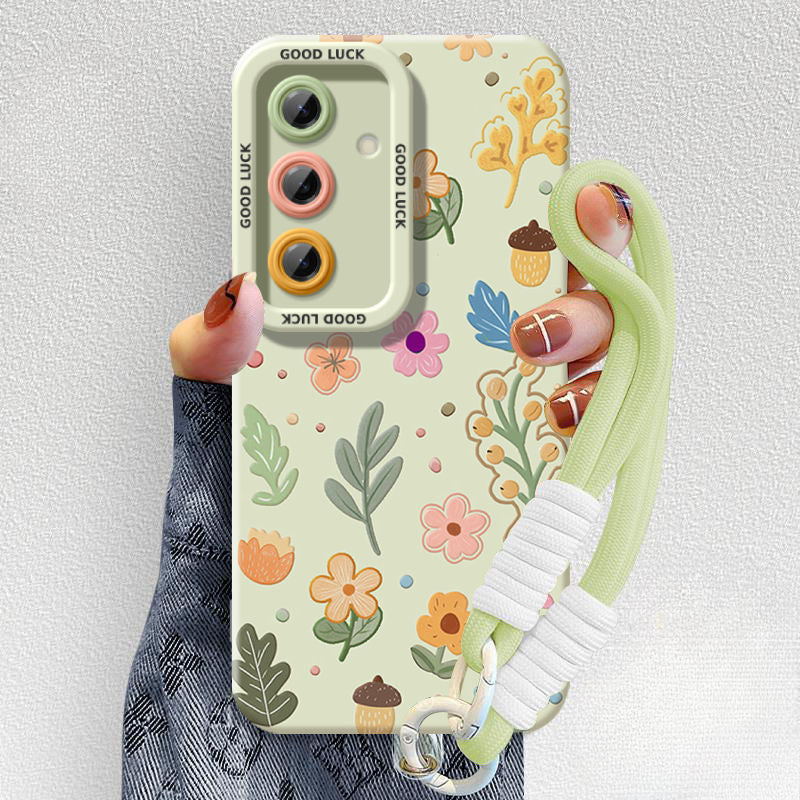 Flower Silicone Shockproof Phone Case For Samsung