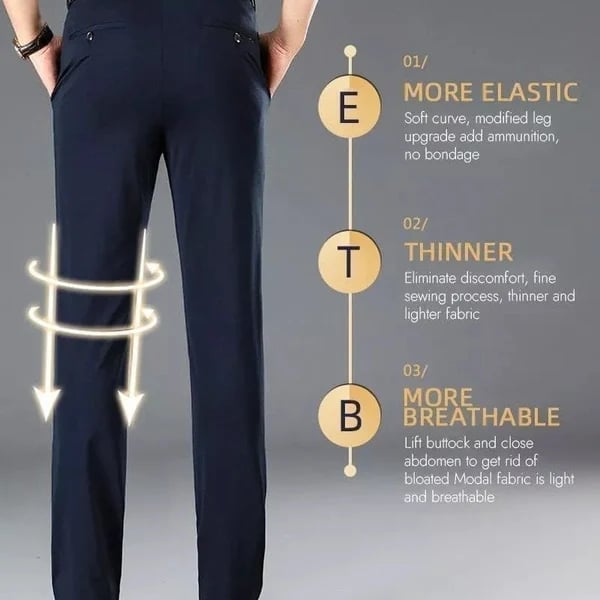 (Buy 2 Free Shipping)-High Stretch Men's Classic Pants