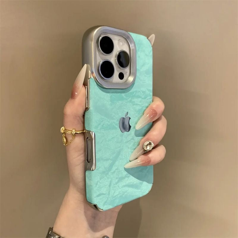 Velvet Snow Mountain Pattern Case For iPhone