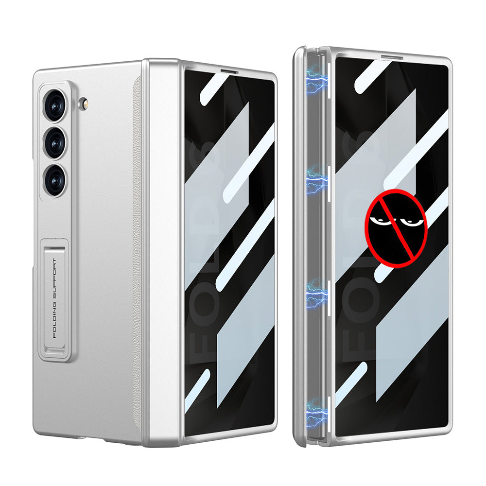 Magnetic Hinge Hidden Bracket All-included Case With Back Screen Protector For Samsung Galaxy Z Fold 6/5/4/3