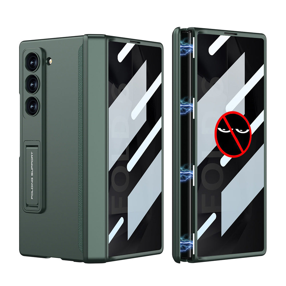 Magnetic Hinge Hidden Bracket All-included Case With Back Screen Protector For Samsung Galaxy Z Fold 6/5/4/3