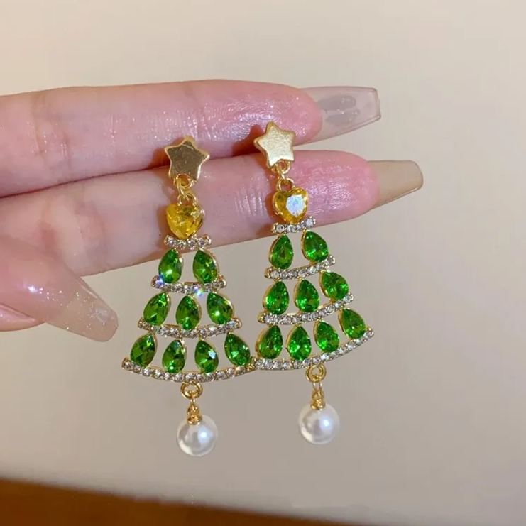 🎄Hot Sale✨Christmas Tree Earrings