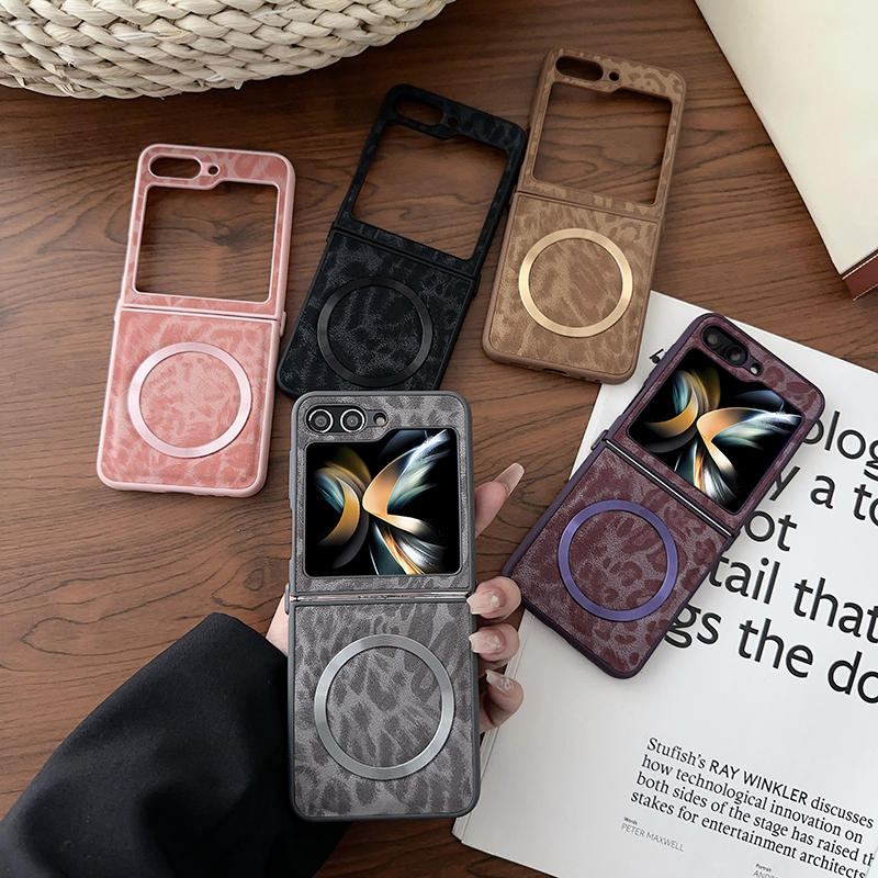 Elegant Foldable Phone Cases with Magnetic Wireless Charging