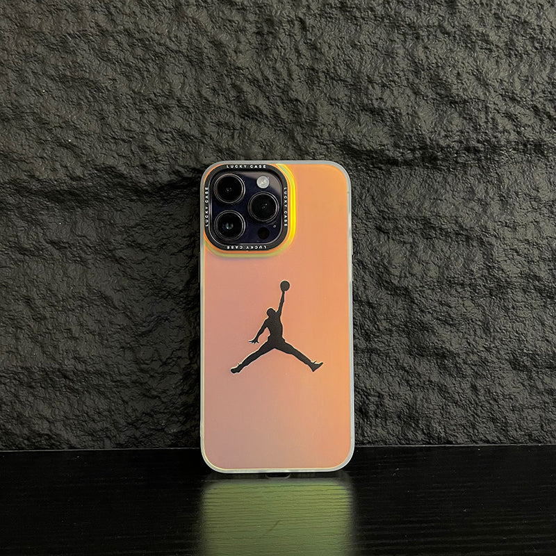 Gradient Aurora Basketball Creative Phone Case