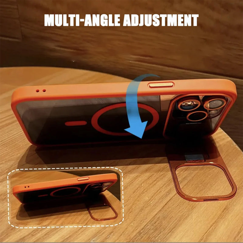 Sarung Telefon Magnet dengan Pendakap Halimunan Berbilang Dimensi