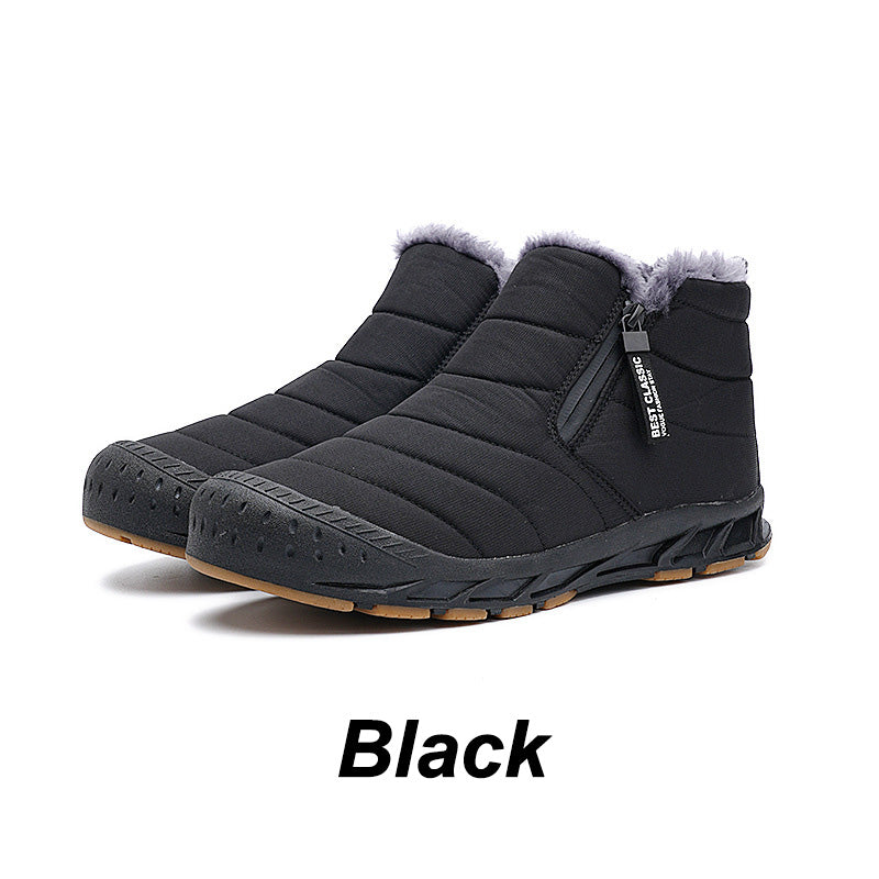 Winter Warm Faux Fur Lined Waterproof Outdoor Snow Boots